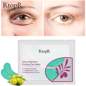 RtopR Oliven Opstrammende Anti Rynke Eye Mask Anti Aging Forbedre Fine Linjer Eye Patches Kollagen Øjet Anti-Hævelser Hudpleje