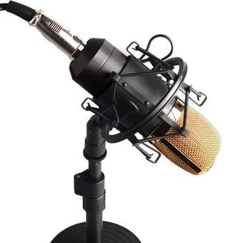 Besegad Professionel Studio Udsendelse Sang, Lyd, Stemme Optagelse Kondensator Mikrofon Microfone Mic Shock Mount Indehaveren Sæt