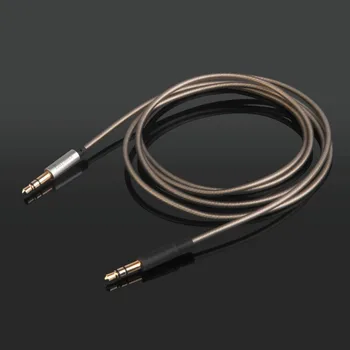 Udskiftning Opgradere Sølv Forgyldt Audio Kabel Ledning For MEIZU HD50 COWIN E7 SE7 E7PRO E9 hovedtelefoner