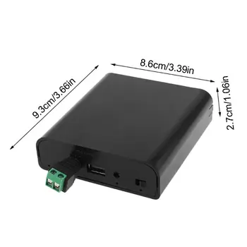 USB DC 8.4 7.4 V V Output 4x 18650 Batterier DIY-Power Bank for Mobiltelefon Cykel LED B95D