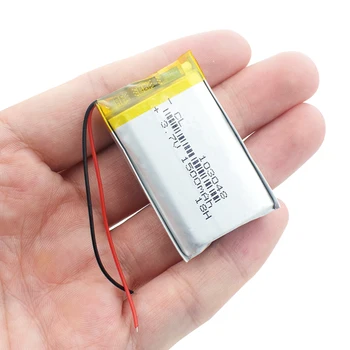 Genopladeligt Li-ion Celle 3,7 V lithium polymer batteri 103048 1500mAh stor kapacitet Til DVD, GPS, MP3-MP4 e-bog Højttaler Kamera