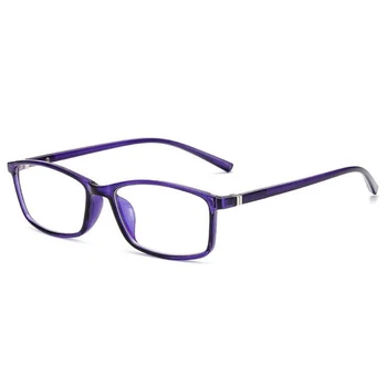 0 -1 -1.5 -2 -2.5 -3.0 At -6.0 Færdig Nærsynethed Briller Til Unisex Optisk Recept Briller Blå Rød Gennemsigtig Sort Ramme