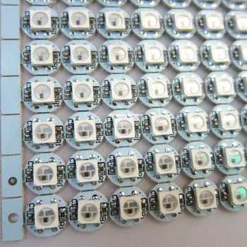 WS2812B ws2812 LED-chips Med Sort/Hvid PCB Heatsink (10mm*3mm) WS2811 IC Indbygget 5050 SMD RGB-dc 5 v 5~1000 stk