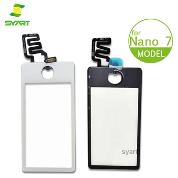 SYART Erstatning For iPod Nano 7 7 7Gen Front Touch Screen Top kvalitet Nano7 Digitizer Glas Linse