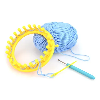 14cm Klassisk afghanske Knitting Loom Runde Cirkel Hat strikkepinde Cirkulære Knitting Loom DIY strikkemaskine Syning Værktøjer