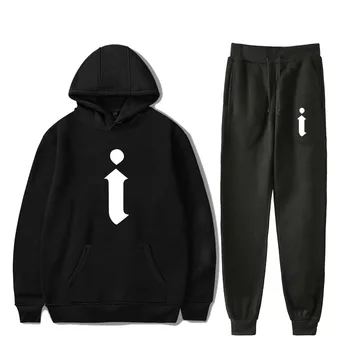 Kendrick Lamar Sweatshirt Unisex To delt Sæt Hoodie+Jogger Bukser Fashion Streetwear 2020 Hip Hop Mænd Kvinders Sæt Plus Størrelse