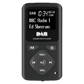 NY-DAB/DAB Digital Radio, Bluetooth 4.0 Personlige Lomme FM Mini Bærbar Radio MP3 Øretelefon Micro-USB til Hjemmet