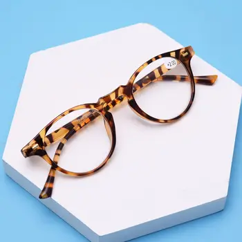 Leopard Sort Retro Briller til Læsning Mænd Kvinder Runde Briller til at Læse Kvindelige Presbyopic Gafas Lunettes De Foredrag 1.0 1.5 2.0