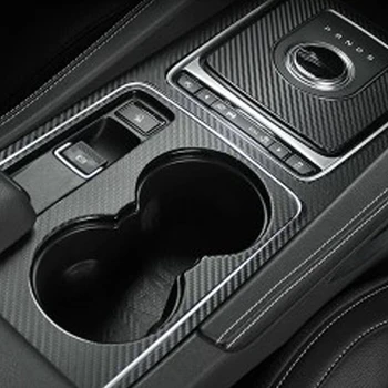 Tilbehør til bilen Vand, Glas og Gear Carbon Fiber Sticker Cover Bil Styling for Jaguar F-Tempo X761