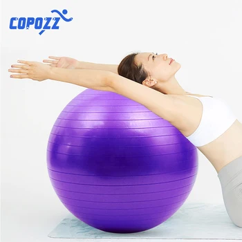 COPOZZ Sports Yoga Bolde, Pilates Fitness Balance Fitball Massage træning Træning Motion Bolden 55cm 65cm 75cm uden Pumpe