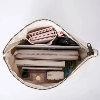 Opbevaringspose stofpose kvindelige lærred litterære liner bag Korean bag medium kobling