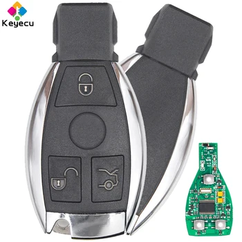 KEYECU 10STK/Masse KYDZ Smart Fjernbetjening Nøgle Med 3 Knapper & 433MHz Frekvens - FOB til Mercedes BENZ 2000+ Support NEC & BGA Keyless