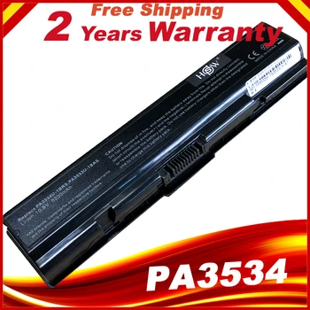 HSW laptop batteri Til Toshiba pa3534 pa3534u PA3534U-1BAS PA3534U-1BRS Satellite A300 A500 L 200 l 300 af L500 L550 L555 batería