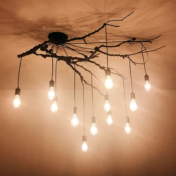 Moderne LED-Vedhæng Lys Spider Industriel Pendel Vintage Retro Hængende Lamper til stuen Soveværelse DIY E27 Led-Lys
