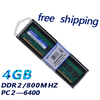 KEMBONA Gratis Forsendelse til den billigste pris, den Bedste Kvalitet PC Desktop DDR2 4 gb 800 mhz PC2-6400 32chips kun arbejde for A-M-D MB