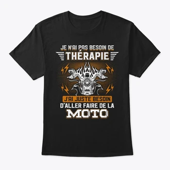 Mænd t-shirt MOTARD THERAPIE MOTO T-SHIRT t-shirts Kvinder t-shirt