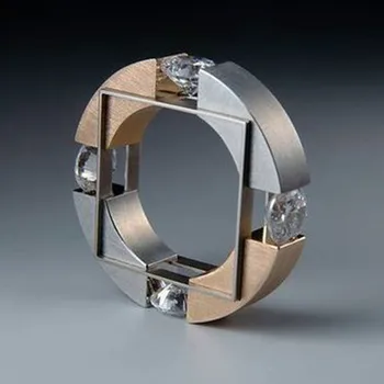 LETAPI 2020 Nye Design Sølv Farve Charms-Pladsen AAA CZ Sten Sølv Farve Smykker Bridal Wedding, Engagement Ring til Kvinde