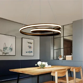 Vertigo pendel Stue, Soveværelse, Køkken skandinavisk design glans suspension Bar Køkken Restaurant ring lamper armatur