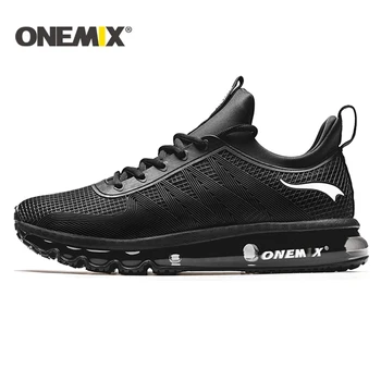 Gratis shiping ONEMIX nye mænd kører sko air cushion stødabsorbering sports sko, mænd offentlig walking jogging sko kvinder