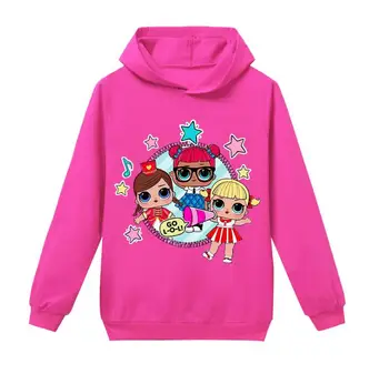 LOL Overraskelse Tegnefilm hoodie baby pige sweatshirt Børn Tøj kids hættetrøjer tøj drenge bomuld kostume jul t-shirt