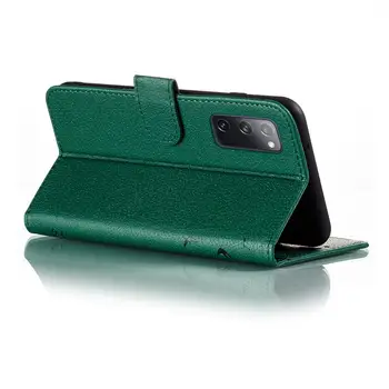 Flip Wallet PU Læder taske Til Samsung Galaxy S20 FE 5G S20 S30 Ultra Tegnefilm Præget Card Cover Til Galaxy S20 S30 Plus Capa