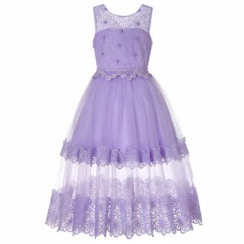 4-15 År Elegante Kjoler for Piger Prinsesse Kjole Prom Girl Eksamen Aften Kjoler til Kid Girl Party Dress Tøj Vestidos