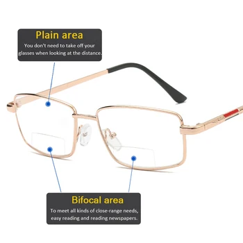 Seemfly 2020 Bifokale Briller Til Læsning Mænd Kvinder Af Høj Kvalitet Presbyopic Briller Brillerne Diopter +1,0 Til +4.0 Oculos De Grau