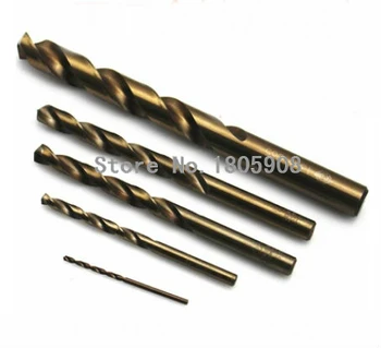 10STK 1.0 mm-8.0 mm M35 HSS-CO Kobolt spiralbor HSS Twist Boret for rustfrit stål (1.5/2/2.5/3/4/4.5/5/5.5/6/6.5/7/7.5 mm)