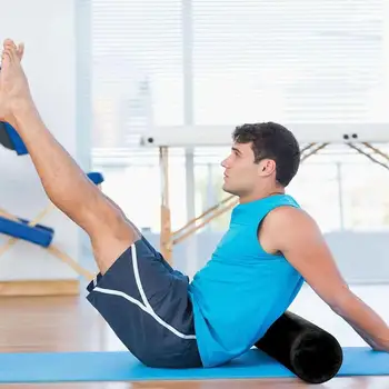 Nye 30x15cm EPP Foam Roll Høj Trænings-og Massage Roller Yoga Udstyr Blok Motion Sorte Mursten Workout Sports Balance L1O7