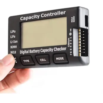 RC CellMeter-7 Digital Batteri-Kapacitet Checker LiPo Liv Li-ion Nicd-NiMH-Batteri Spænding Tester Kontrol CellMeter7