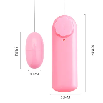 Mini Bullet Vibrator Kabelforbundet Fjernbetjening Vibrator Æg, Vandtæt Kraftfulde Klitoris Stimulator Stimulerer Orgasme Massageapparat