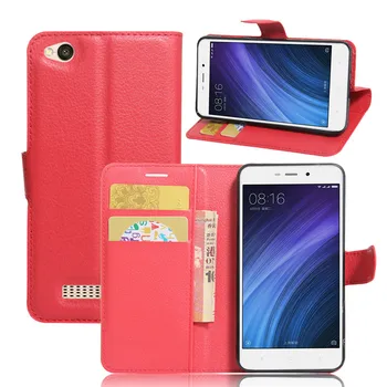 For Xiaomi Redmi 4A Pung Sag Flip PU Læder Cover Til Xiomi Xiami Homgmi 4A Redrice 4A 4 A 5.0