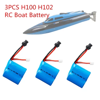 3pcs 7.4 v 600mAh 18350 Li-ion batteri til H100 H102 høj hastighed RC båd Li-ion Batteri