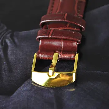 Engros Golden Designer Herre Hånd Mekanisk Og Strap Watch