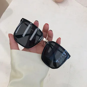 VWKTUUN Square Solbriller Kvinder Mænd 2020 Overdimensionerede Briller Farverige Vintage solbriller Til Kvinder Store Metal Ramme UV400 Nuancer