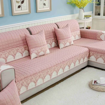 1 Pc Bløde Sæsoner sofabetræk måtter, Non-slip Flytbare Sofa Sæde Cover Til Stue Pude Løbere Slipcovers Home Decor