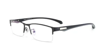 Ny Mænds mode metal læsning briller halv-rim business ramme læsning briller +100 +150 +200 +250 +300 +350 +400 +600
