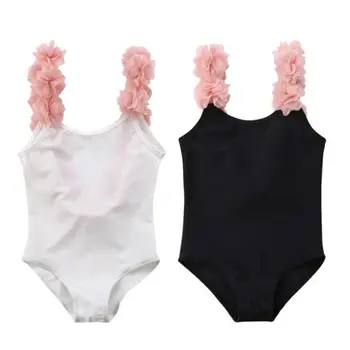 Toddler Baby Pige Børn Blomster Backless Swimmable Swimsuit Badetøj Badetøj
