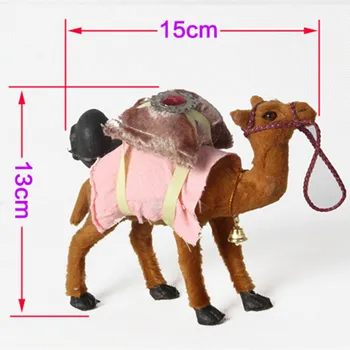 ZILIN Simulated Camel Toy/Camel Model Arabic Souvenirs Shop Decoration 15*13 cm