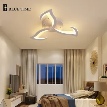 Hjem Led loftslampe til Stue, Soveværelse, Spisestue Black&White Moderne Loft Lampe Armaturer, Belysning Fastholdelsesanordningen 220V 110V