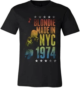 Blondie - Lavet I Nyc T-Shirt S-M-L-Xl-2Xl Nye Hi-Fidelity Merchandise Street Wear Mode t-Shirt