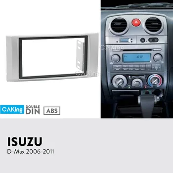 Dobbelt Din Bil Fascia Radio Panel for ISUZU D-Max Dmax 2006-2011 Ramme Dash Montering Kit Installere Facia Face Plate Bezel-Adapter