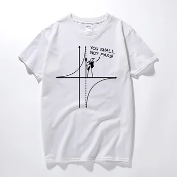 Du Må Ikke Videregive Sjove Matematik T-shirt Mænd Grafiske T-shirts Bomuld Casual kortærmet Tshirt Mænd Tøj Toppe Euro Størrelse