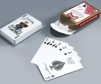 Cykel Prestige Spillekort Lille Størrelse Poker Rød/Blå Premium Plast Dura Flex-Deck Magic Kort, Magic Tricks Magiske Rekvisitter