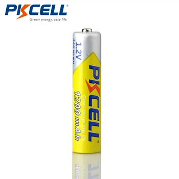 4stk/kort PKCELL NI-MH AAA-1200mAh Batterier 1,2 V NIMH AAA Genopladelige Batteri Op til 1200circle tider med Høj Kapacitet