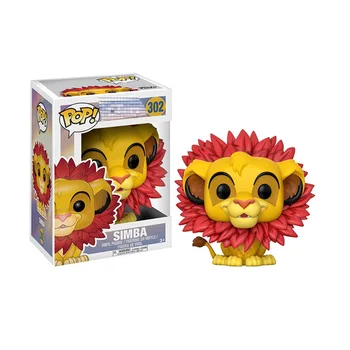 FUNKO POP Cartoon Movie Løven Simba 302# King Vinyl Action Figur, der er Indsamlet Model legetøj til Børn Julegave
