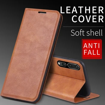 Magnetisk Flip Wallet taske til Samsung Galaxy A50 A50S Retro Læder bagcover Stå mobilholder SamsungA50 360 Beskyttende Taske