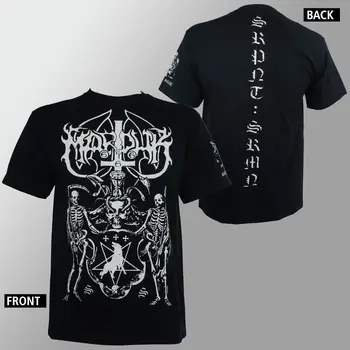 Autentisk Band Marduk Serpent Sermon Skeletter Logo T-Shirt S-3Xl Nye Mode T-Shirts, Sommer Lige Bomuld