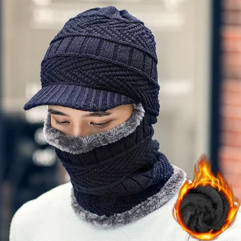 2021 Nye Vinter Mode Uld Hat Varm Strik Hat Udendørs Mænd og Kvinder Kolde Beskyttelse Cap