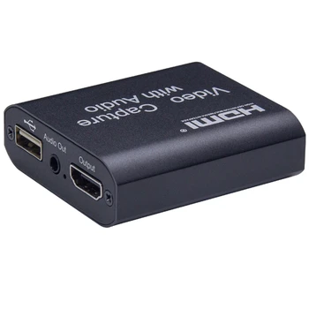 1080P HDMI 4K Video Capture Enhed til HDMI USB 3.0 Video Capture-Kort med 3,5 mm Stereo-Output til PC OBS Live Udsendelse